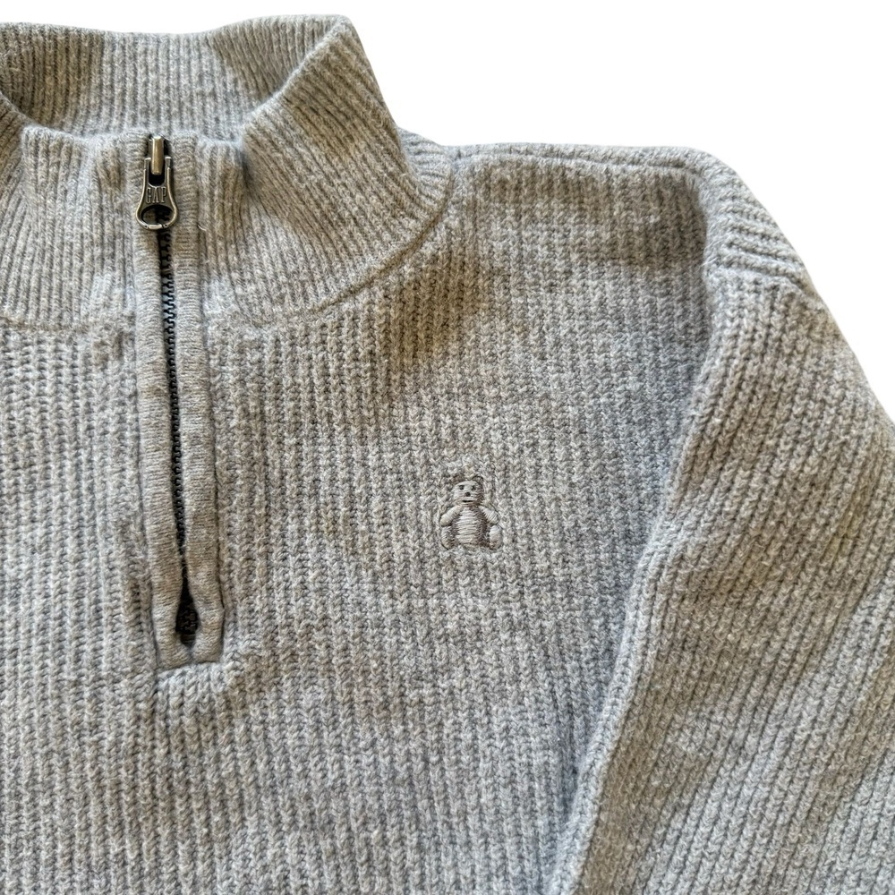 Baby Gap Gray Quarter Zip Sweater Toddler 2T - Picture 4 of 4